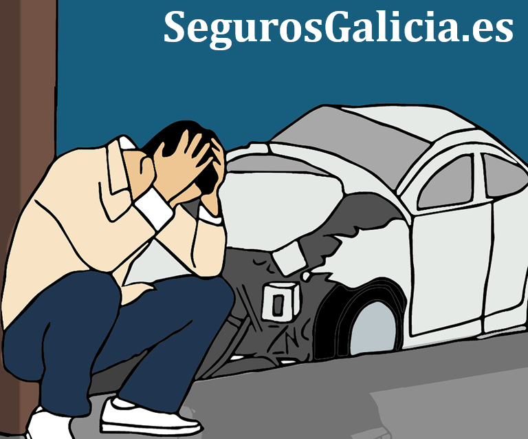 un accidente de coche en Galicia